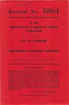 City of Richmond v. Chesterfield Apartment Company