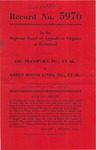 Oil Transport, Inc., et al., v. Green Motor Lines, Inc., et al.
