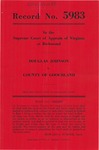 Douglas Johnson v. County of Goochland