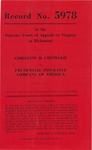 Christine H. Chitwood v. Prudential Insurance Company of America