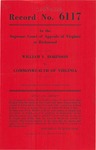 William V. Robinson v. Commonwealth of Virginia
