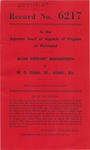Allen Stewart Bridgeforth v. W.D. Gibbs, Sr., Administrator of the Estate of William D. Gibbs, Jr., Deceased