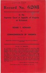 Roger T. Howard v. Commonwealth of Virginia