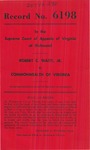 Robert W. Waitt, Jr., v. Commonwealth of Virginia