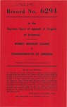 Robert Bernard Clarke v. Commonwealth of Virginia