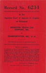 Arlington Yellow Cab Company, Inc., v. Transportation, Inc., and Bert W. Johnson, County Manager of Arlington County