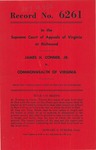 James H. Conner, Jr., v. Commonwealth of Virginia