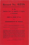 John M. Court and Mildred E. Court v. Commonwealth of Virginia