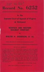 Norfolk and Western Railway Company v. Walter H. Anderson, et al.