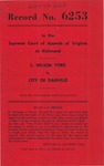 L. Wilson York v. City of Danville