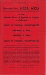 Giant of Virginia, Inc., v. Raffaela D. Pigg; and, Raffaela D. Pigg v. Giant of Virginia, Inc.