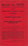 Marybelle Louise O'Brien v. Socony Mobil Oil Company, Successor, to Virginia-North Carolina Chemical Corporation