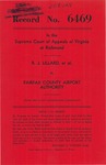 R. J. Lillard, et al., v. Fairfax County Airport Authority