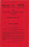 Norview Cars, Inc., v. Gerald Crews