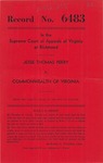 Jesse Thomas Perry v. Commonwealth of Virginia