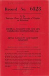 General Accident Fire and Life Assurance Corporation, Ltd., v. Aetna Casualty and Surety Company