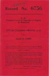 City of Colonial Heights, et al. v. Alan R. Loper