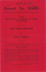 Mary Helen Cranford v. Marye Hubbard