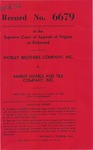 Worley Brothers Company, Inc., v. Marus Marble and Tile Company, Inc.