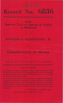 Raymond M. Houghtaling, Jr., v. Commonwealth of Virginia