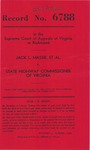 Jack L. Massie and Virginia M. Massie v. State Highway Commissioner of Virginia