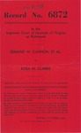 Edmund W. Cannon and Roberta W. Cannon v. Rosa M. Clarke