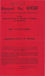 Billy Wayne Coffey v. Commonwealth of Virginia