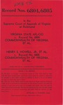 Virginia State AFL-CIO v. Commonwealth of Virginia, et al.; and, Henry E. Howell, Jr., et al., v. Commonwealth of Virginia, et al.