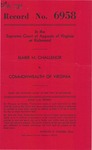 Elmer M. Challenor v. Commonwealth of Virginia