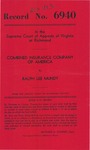 Combined Insurance Company of America v. Ralph Lee Mundy