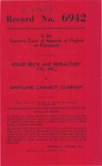 Boiler Brick and Refractory Company, Inc., v. Maryland Casualty Company