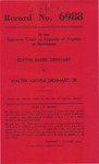Edythe Baker Dienhart v. Walter Argyle Dienhart, Jr.