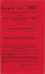 Welton Walter Etheridge v. Commonwealth of Virginia