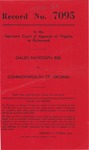Galen Randolph Reil v. Commonwealth of Virginia