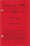 Walter W. Blair v. C. C. Peyton, Superintendent of the Virginia State Penitentiary