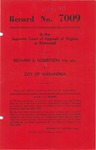 Richard E. Robertson, t/a, etc. v. City of Alexandria