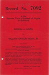 Eugenia A. Moon v. William Franklin Moon, Jr.