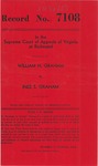 William H. Graham v. Inez S. Graham