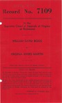 William David Biggs v. Virginia Rivers Martin