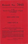 Eldon Lester Yates v. Robert Potts, Sr.