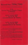 Mack Wilson Fierst v. Commonwealth of Virginia