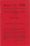 Eddie B. Henry v. Commonwealth of Virginia