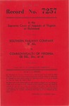 Southern Railway Company, et al. v. Commonwealth of Virginia, ex rel., etc., et al.