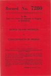 George Delano Woodson v. Commonwealth of Virginia