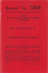 Lacy Carleton Polk, Jr. v. Commonwealth of Virginia