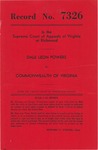 Dale Leon Powers v. Commonwealth of Virginia