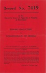 Edward Lewis Cosby v. Commonwealth of Virginia