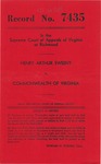 Henry Arthur Sweeny v. Commonwealth of Virginia