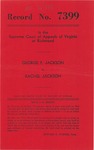 George P. Jackson v. Rachel Jackson