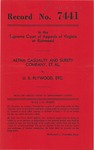 Aetna Casualty and Surety Company, et al. v. U.S. Plywood, etc.